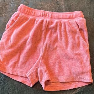 GAP Pink Terry Cloth Girl's Athletic Shorts x2